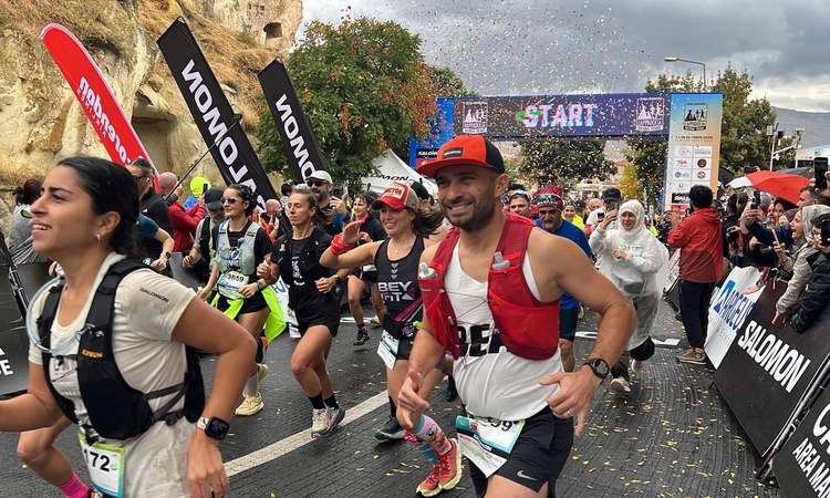 Nevşehir'de Kapadokya Ultra Trail 14K'da Sapronenkova ve Can Ayaz birinci oldu