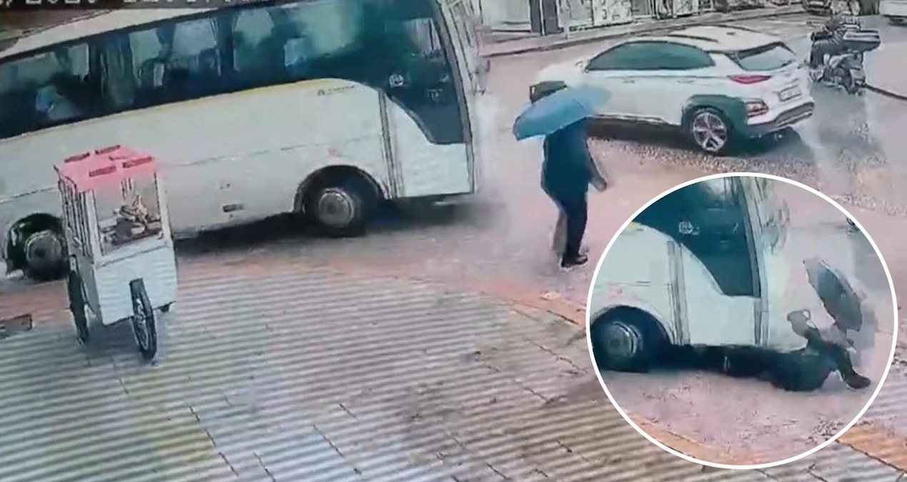 Kritik Açıklama: Öğrenci servisi kadına çarptı! Tamponunun altında sürükledi - Son Dakika Haberleri