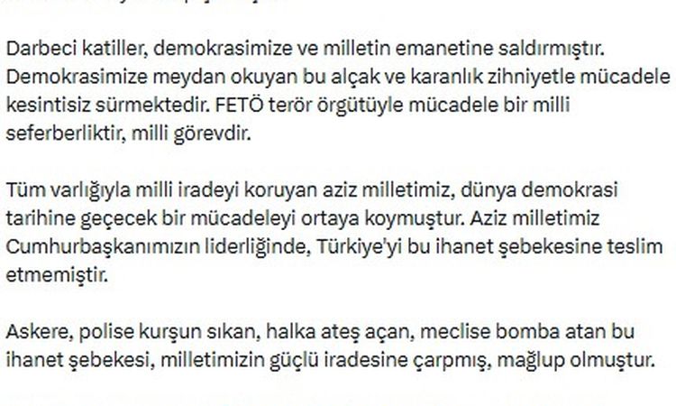 Ömer Çelik: The fight against FETO is a national mobilization - Breaking News