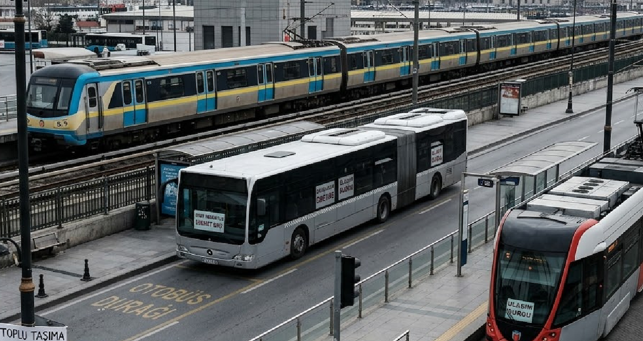 Son Gelişme: Otobüs, metro, tramvay... Hepsi durdu: Şehirde grev resmen start aldı - Son Dakika Haberleri - So