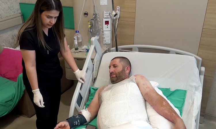 Gündemden Son Bilgiler: Prefabrik ev yapımında akıma kapıldı: Vücudunun 3'te 1'i yandı - Son Dakika Haberleri: