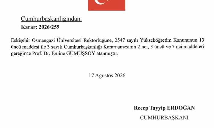 Kritik Açıklama: Prof. Dr. Emine Gümüşsoy ESOGÜ Rektörü Olarak Atandı - Haberleri ve Merak Edilenler