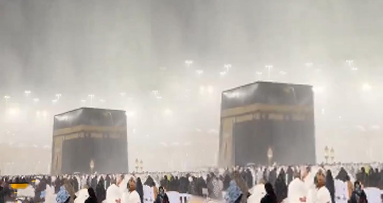 Ayrıntılar Netleşti: Ramazan'ın son gününde Kabe'de sağanak yağış - En Son Haber - Son Dakika Bilgileri