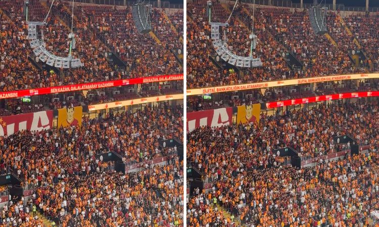 RAMS Park'ta tek ses! Galatasaray tribünlerinden "Mustafa Kemal'in askerleriyiz" tezahüratı - Haberleri