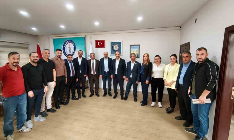 Sağlık-Sen Genel Başkanı Doğan, Şırnak şubesinde çalışma koşullarını değerlendirdi: Gelişmeler Takip Ediliyor