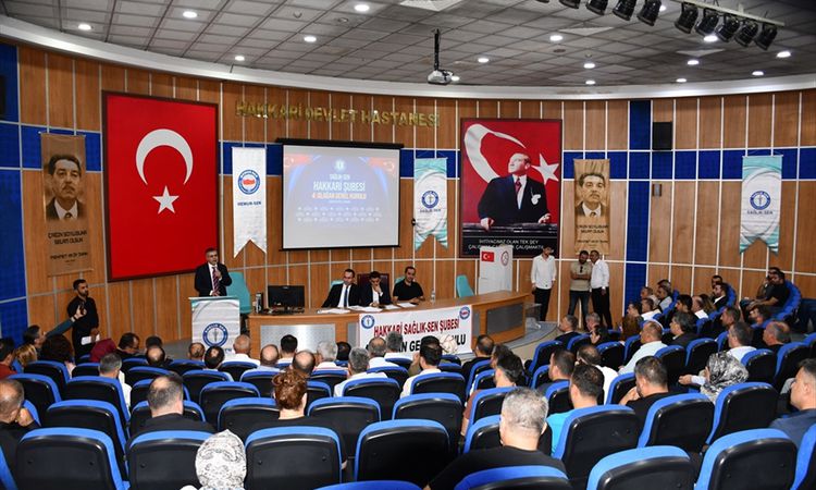 Sağlık-Sen Hakkari'de 4. Olağan Genel Kurul: Nazif Arslan Yeniden Başkan - Son Dakika Haberleri