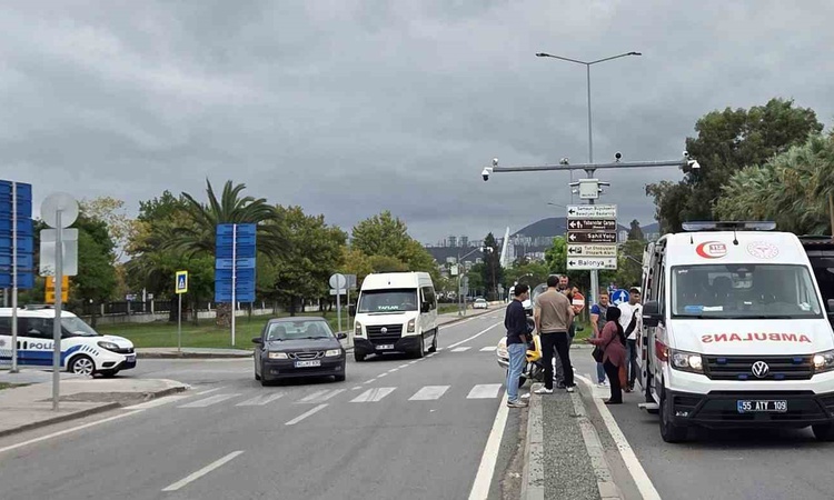 Samsun İlkadım'da yaya geçidinde 6 yaşındaki çocuğa çarpan motosiklet sürücüsü kaçtı: Gelişmeler Takip Ediliyo