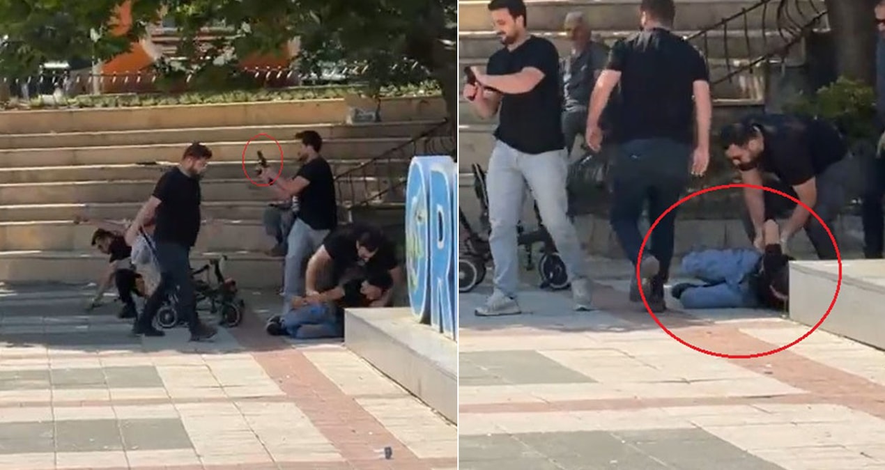 Son Gelişme: Saniyeler içinde meydana geldi! Polisler havaya ateş açarak müdahale etti - Son Dakika Haberleri: