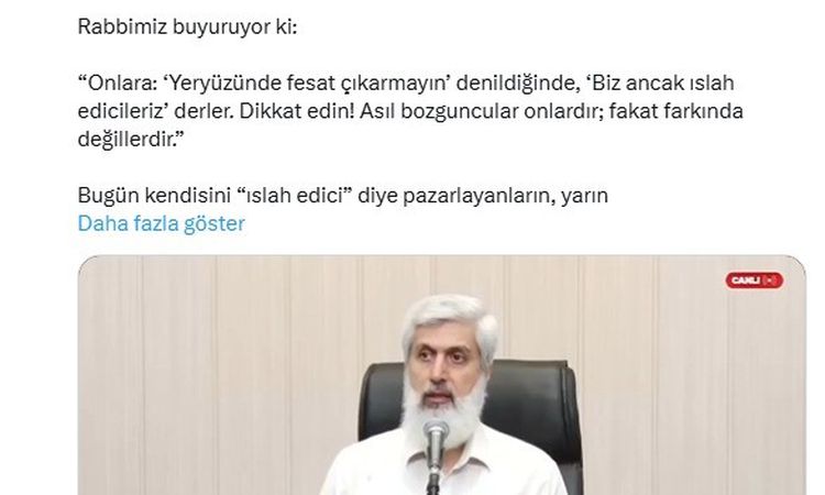Kritik Açıklama: Saral'dan Kuytul'a sert sert yanıt: Sıra sana da gelecek - Son Dakika Haberleri - Son Dakika