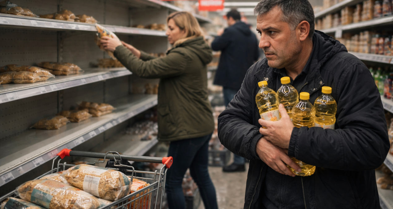 Kritik Açıklama: Savaş korkusu marketlere sıçradı: Komşu ürün stoklamaya resmen start aldı - Son Dakika ve Mer