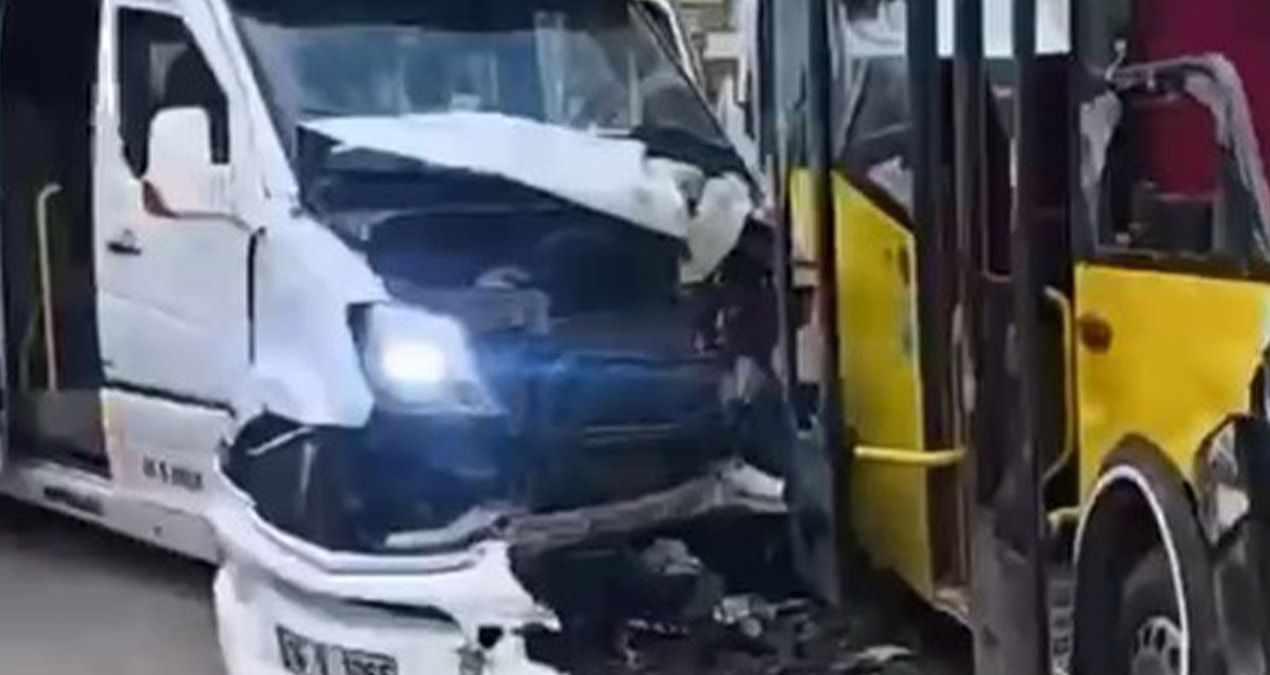 Son Gelişme: Servis minibüsüyle özel halk otobüsü çarpıştı! Facianın eşiğinden dönüldü - Son Dakika | İşte Tüm