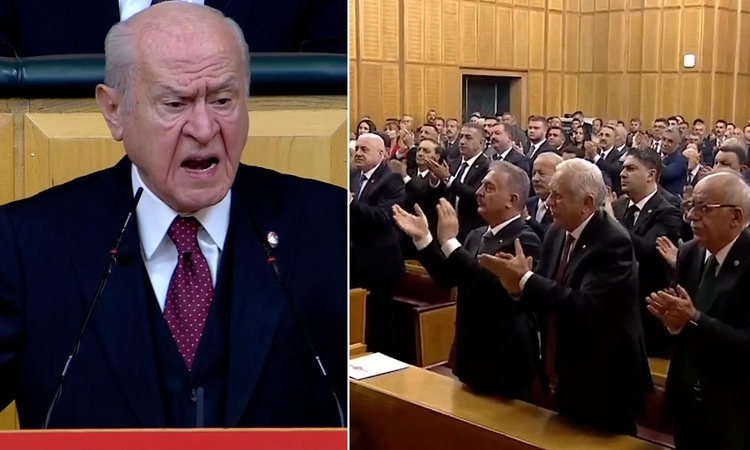 Sıcak Gündem: Bahçeli'den salonu ayağa kaldıran sözler! Partililer ayakta alkışladı: Gelişmeler Takip Ediliyor