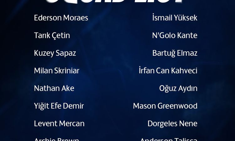 Sıcak Gündem: Fenerbahçe Lyon Maçı Kadrosu resmen duyuruldu | İşte Tüm Ayrıntılar