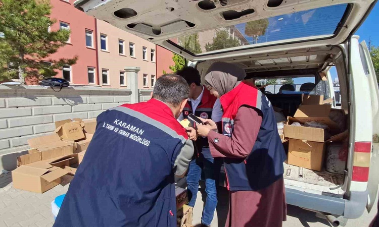 Sıcak Gündem: Karaman'da polis operasyonunda 220 kilogram etiketsiz incir ele geçirildi