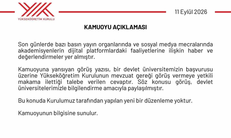 Sıcak Gündem: YÖK’ten akademisyenlerin sosyal medya faaliyetlerine ilişkin açıklama: "Bu konuda Kurulumuz tara