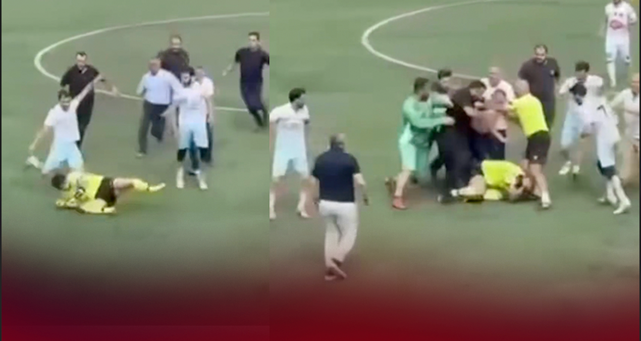 Scandalous images! They beat the referee - Last Minute