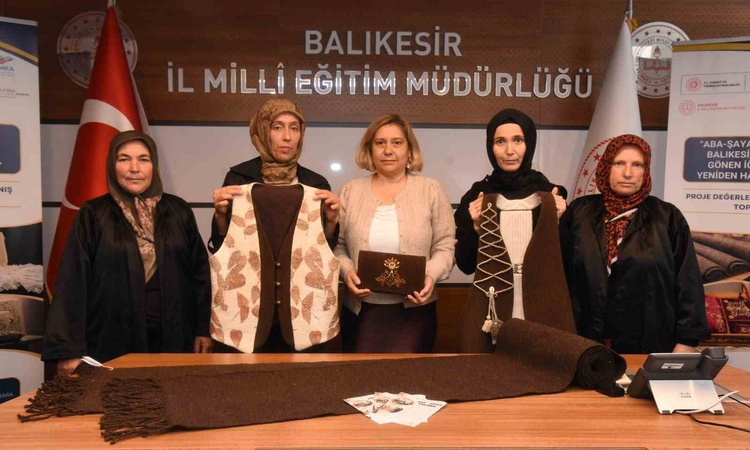Son Gelişme: Balıkesir'de dört atölyeli el sanatları projesinin kapanış toplantısı yapıldı