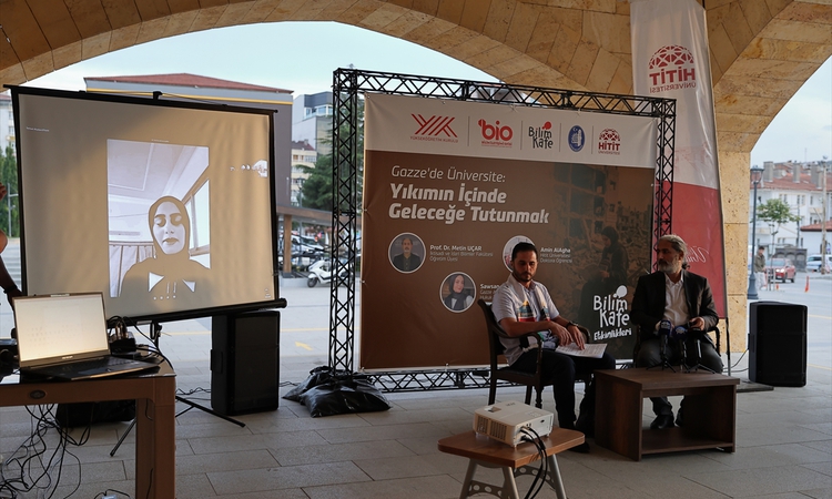 Son Gelişme: Çorum'daki Bilim Kafe etkinliğinde Filistin'de üniversite hayatının zorlukları anlatıldı - Son Da