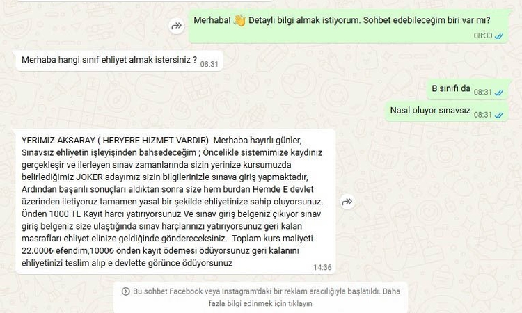 Son Gelişme: Dolandırıcıların ’Sınavsız ehliyet’ oyunu bu kez pes dedirtti - Son Dakika Bilgileri