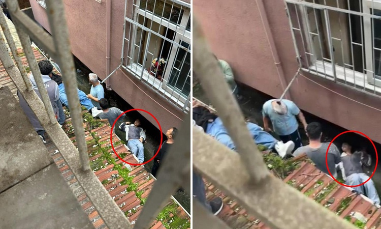 Son Gelişme: Eve kilitlenen 2 genç kız, sarkıttıkları çarşafla kaçarken 3'üncü kattan gerileme kaydetti: Geliş