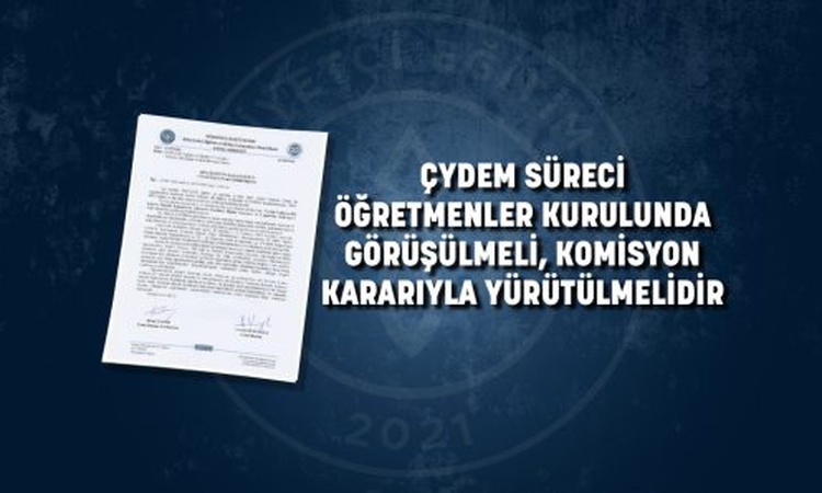 Son Gelişme: Hürriyetçi Eğitim Sen, ÇYDEM'de öğretmenler bilgilendirilmedi diyerek MEB'e başvurdu - Son Dakika