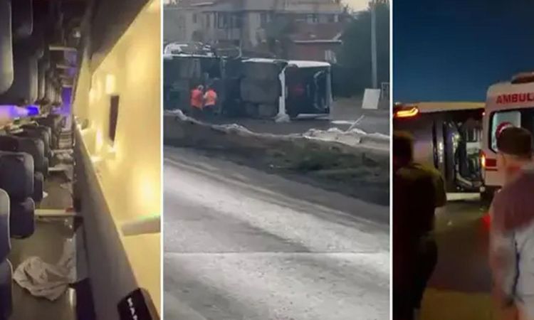 Son Gelişme: İstanbul'da işe gidenleri taşıyan servis devrildi: 15 yaralı ve Merak Edilenler