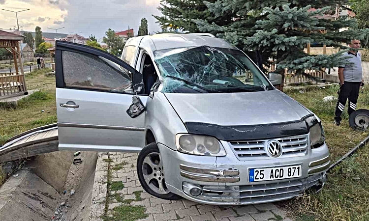 Son Gelişme: Sarıkamış'ta takla atan hafif ticari araç parka uçtu, 2 kişi yaralandı - Son Dakika Bilgileri