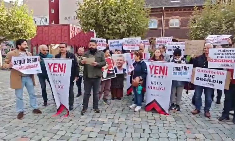 Son Gelişme: YENİ Parti Köln Birliği, Türkiye'de basın özgürlüğüne yönelik baskıları protesto etti ve Merak Ed