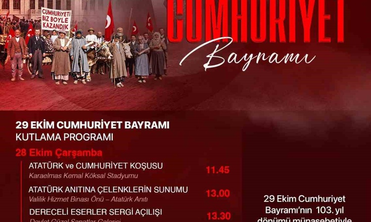 Son Gelişme: Zonguldak'ta Cumhuriyet'in 103. yıl dönümü kutlamaları 28 Ekim'de başlayacak: Gelişmeler Takip Ed