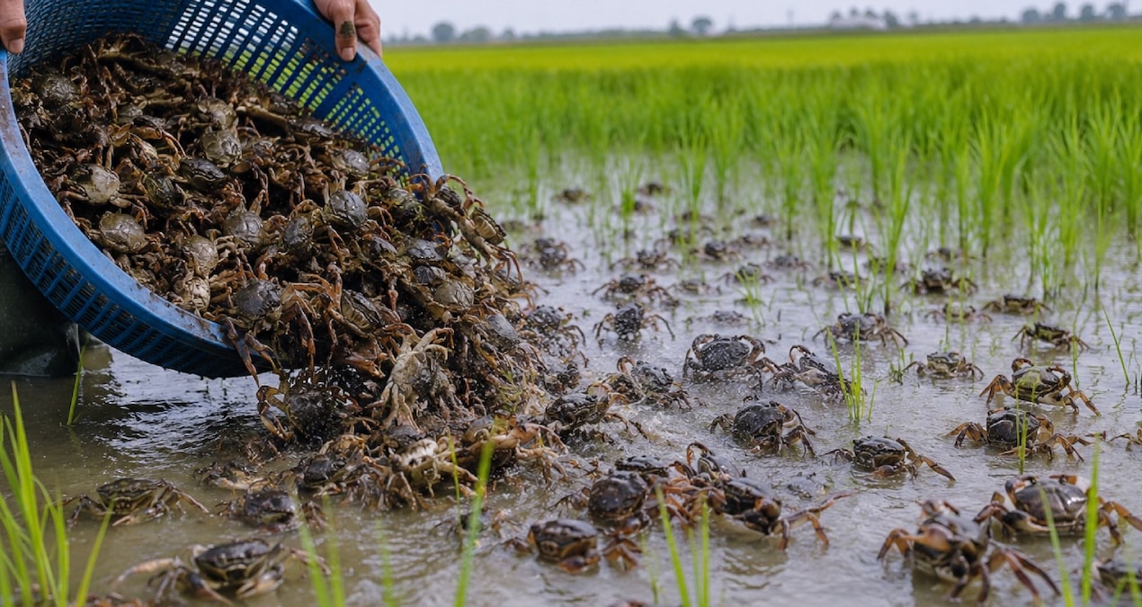 They leave thousands of crabs in the fields - Last Minute