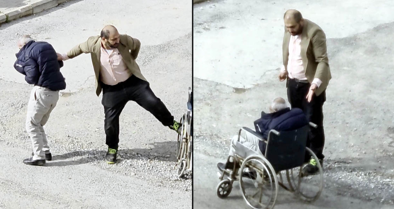 Son Gelişme: Tekerlekli sandalyedeki babasını azarlayıp tekme atınca mahalleli linç etti - Son Dakika