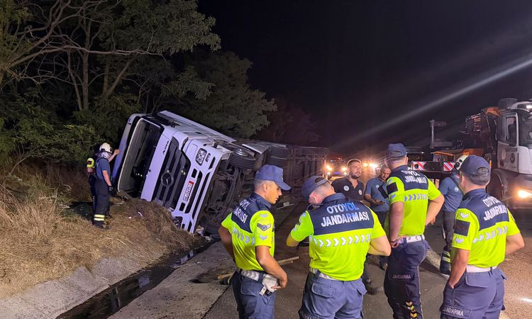 The driver of the truck that overturned in Tekirdağ died - News