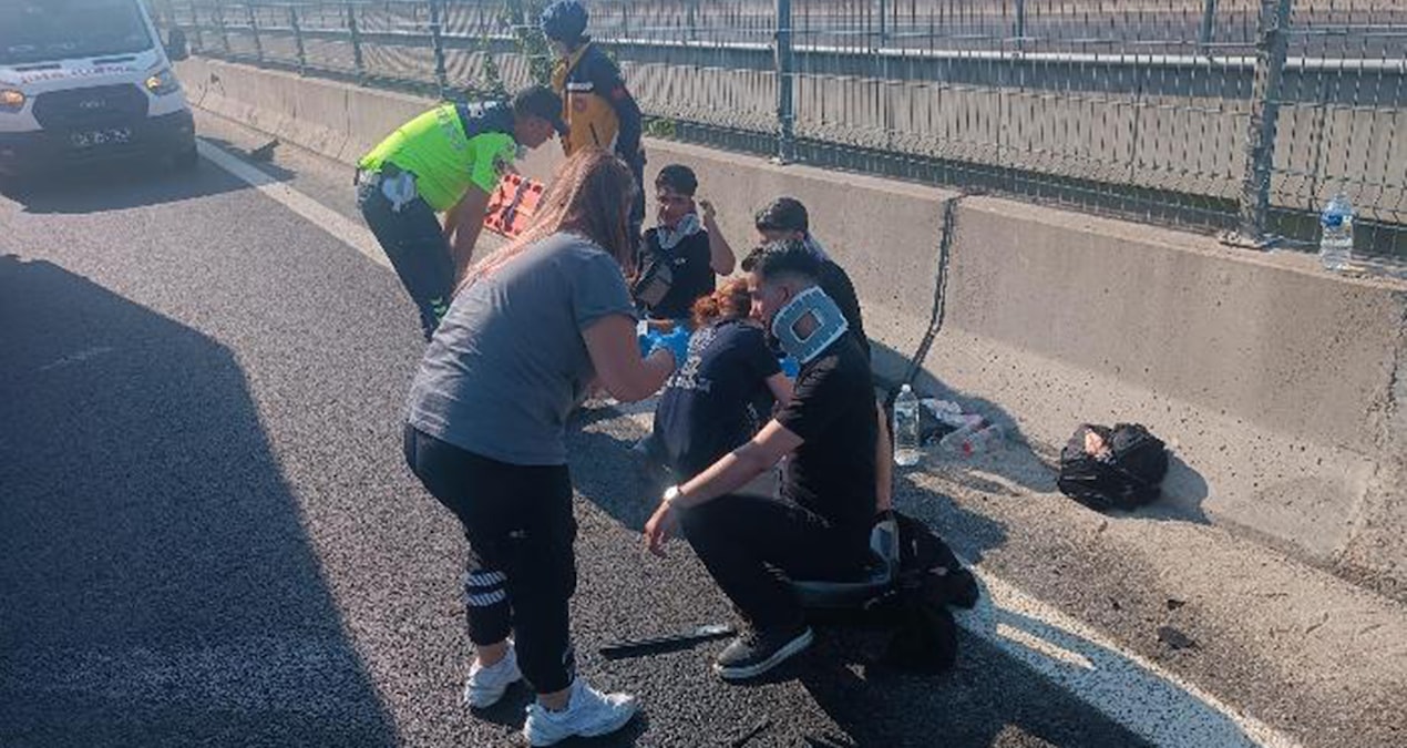 Chain accident in TEM! It turned into a war zone - Latest News