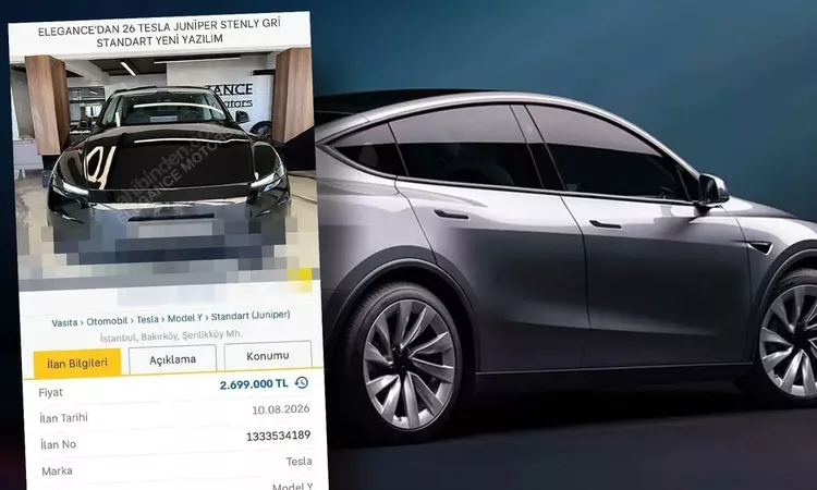 Ayrıntılar Netleşti: Tesla Model Y ilanına Ticaret Bakanlığı'ndan 434 bin TL ceza - Son Dakika