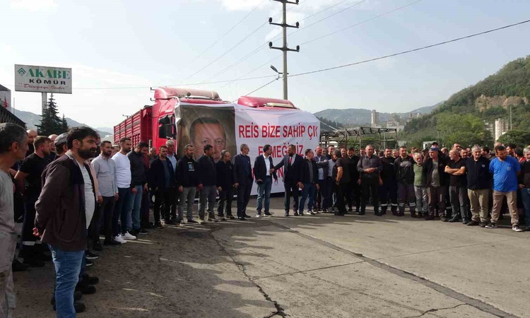 Trabzon'da kömürcüler, Çağlayan depolama alanı kararına basın açıklaması yaptı ve Merak Edilenler