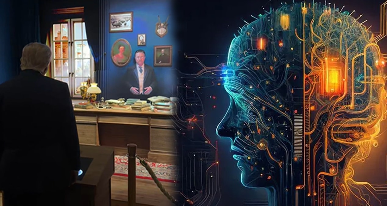 Trump's extraordinary artificial intelligence meeting: He met face to face with the deceased former US President - News