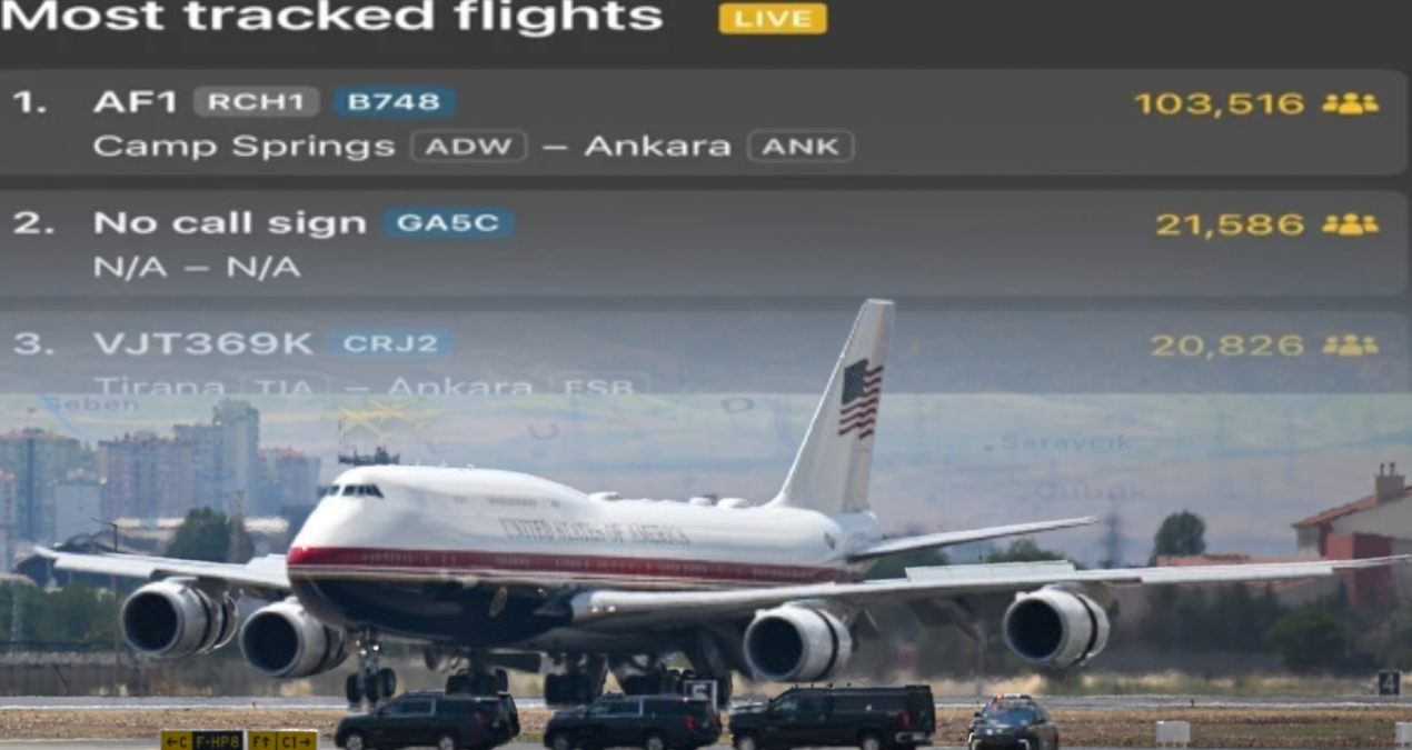 A record number of people watched Trump's plane! - Latest News