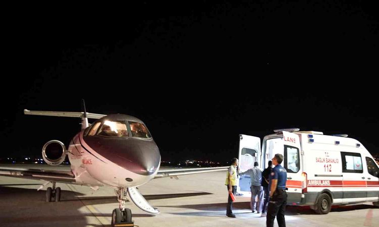Baby Tülin was sent to Istanbul by ambulance plane - Last Minute