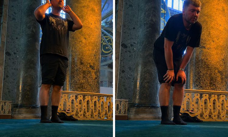 Son Gelişme: Ukraynalı turist, Ayasofya'ya giriş ücreti ödememek için namaz kılıyormuş gibi yaptı - Haberleri: