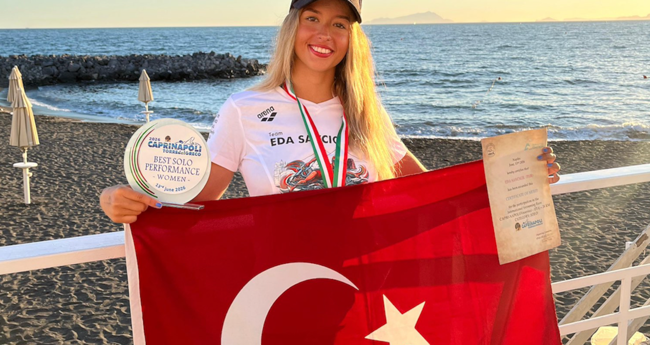 Kritik Açıklama: Ultra maraton yüzücüsü Eda Savcıgil'den tarihi birincilik - En Son Haber - Son Dakika Bilgile