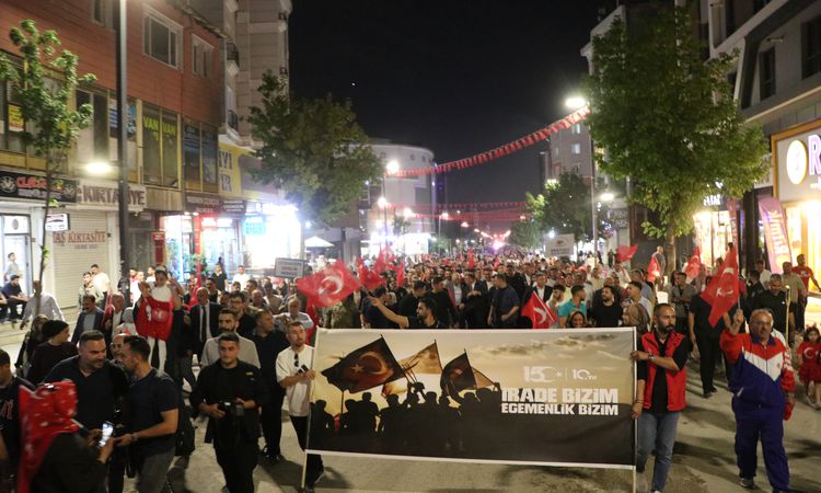 '15 July Democracy and National Unity Day' march was held in Van - Breaking News