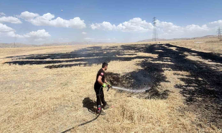 Van Tuşba'da çıkan örtü üstü yangın itfaiye ekiplerince söndürüldü