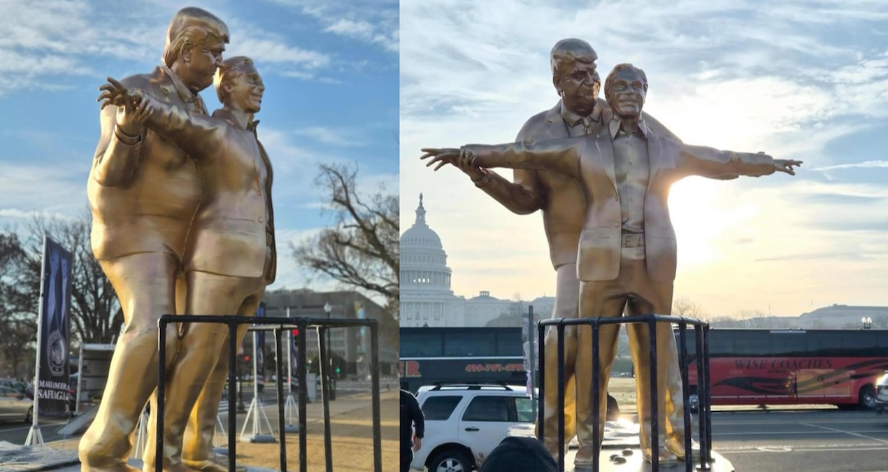 Washington’da Titanik göndermeli Trump-Epstein heykeli - En Son Haber ve Merak Edilenler