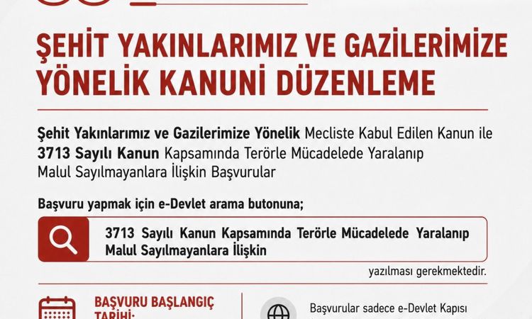 Gündemden Son Bilgiler: Yaralı gazilere başvuru tarihi: 1 Eylül 2026 - Son Dakika ve Merak Edilenler