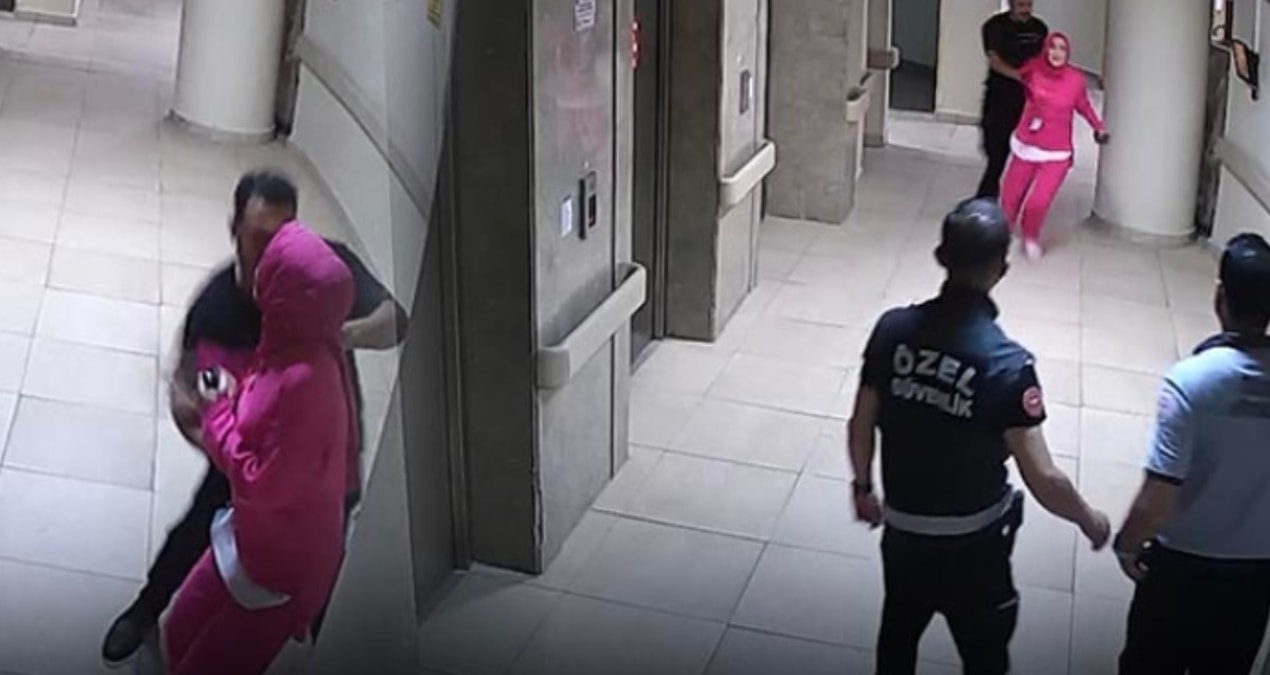 Ayrıntılar Netleşti: Yeni görüntüler gözler önüne serildi! Boşanma aşamasındaki eşini hastanede kovaladı, sonr