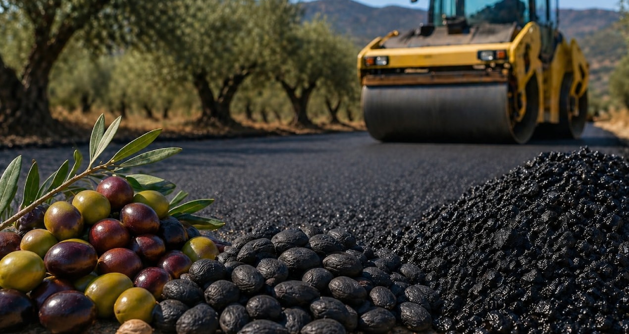 Ayrıntılar Netleşti: Yol yapımında artık zeytin kullanılacak: Zeytin çekirdeğinden asfalt üretimi resmen start