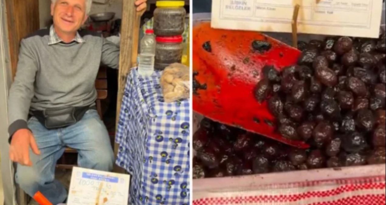Sıcak Gündem: Zeytinin tanesini 50 TL'ye sattı! Turistlerin ağzı açık kaldı - En Son Haber